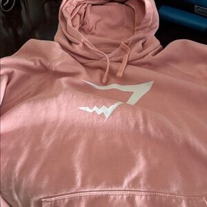 Gymshark Pink Graphic Logo Hoodie
